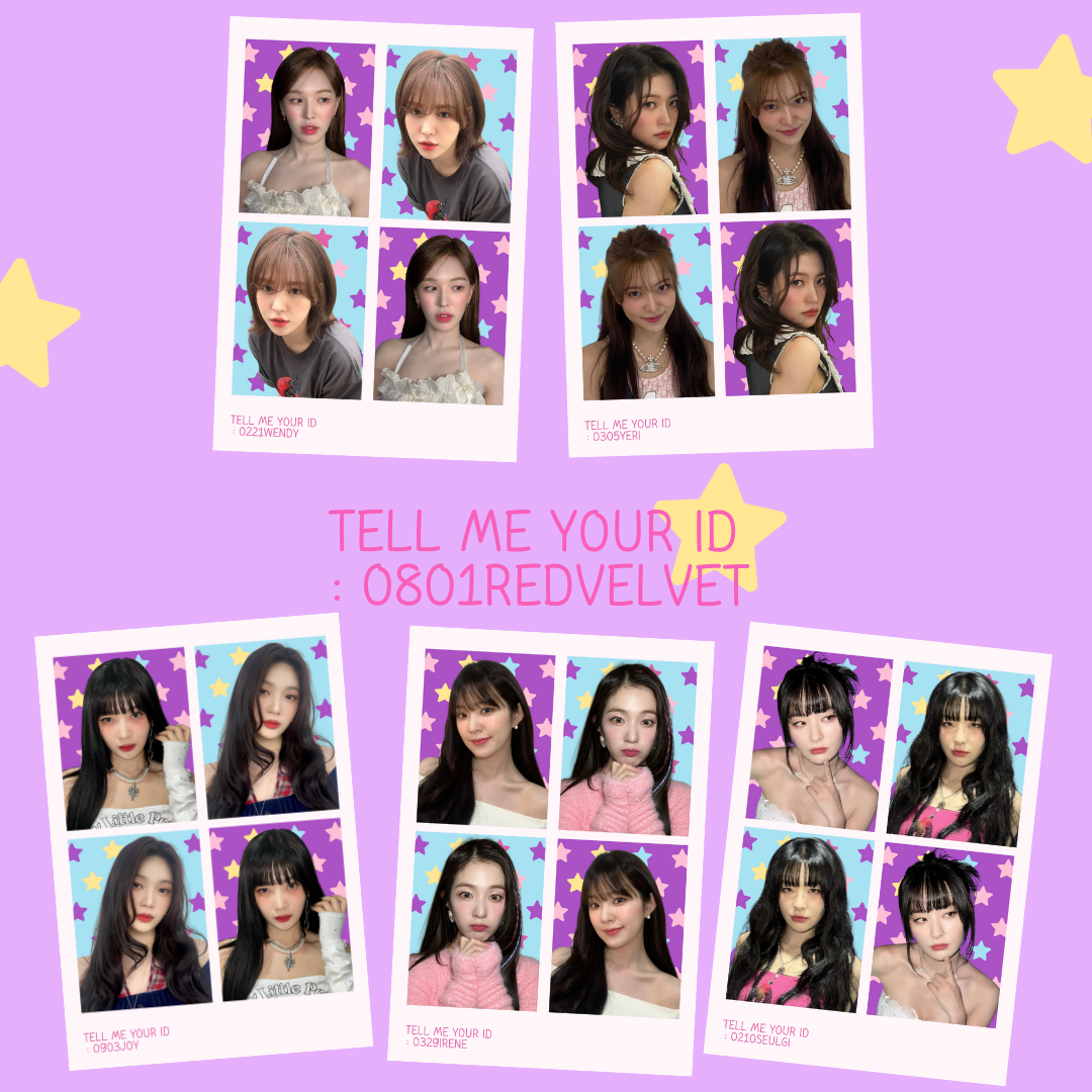 RED VELVET "TELL ME YOUR ID" ID PHOTO