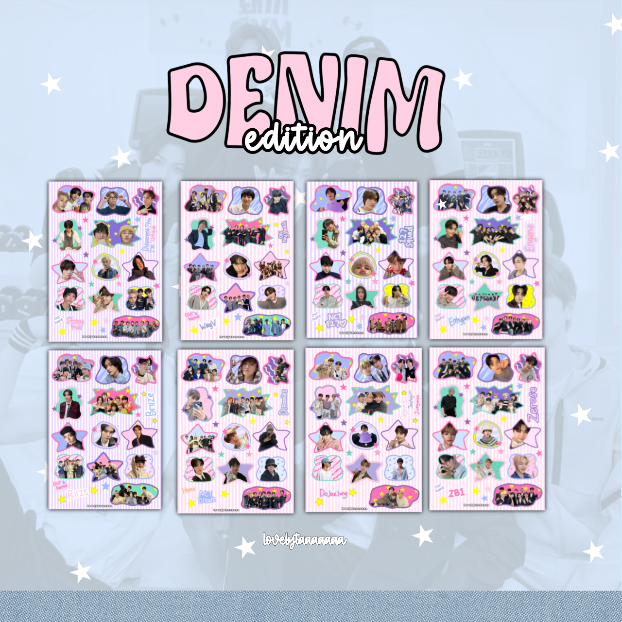 Glitter Sticker Set
