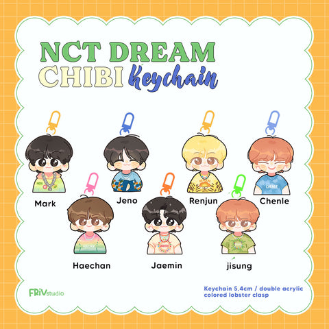 NCT DREAM HELLO FUTURE CHIBI KEYCHAIN
