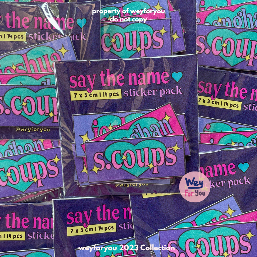 SAY THE NAME Sticker pack