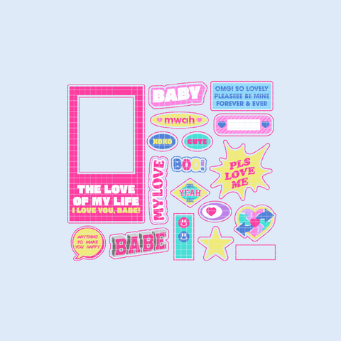 My Love Frame | Phone Frame &amp; Deco Sticker
