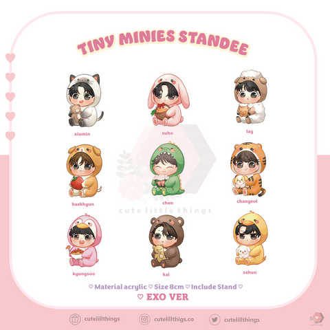 EXO TINY MINIES STANDEE