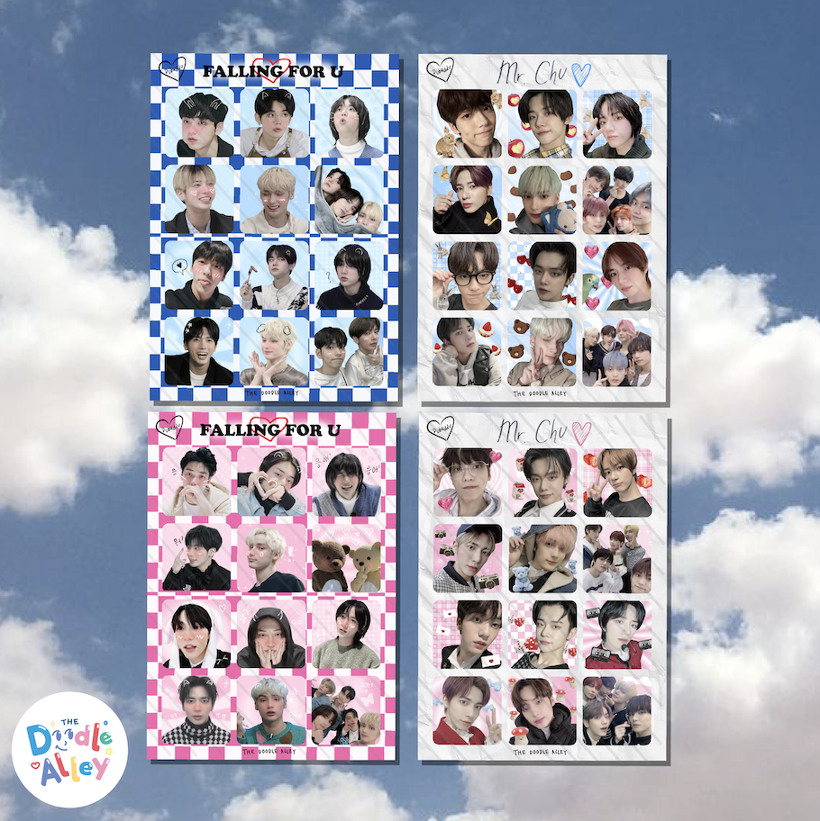 TXT - Pink &amp; Blue Sticker