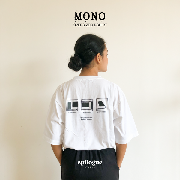 [Epilogue Studio] PREORDER Mono & Indigo Oversized T-Shirt
