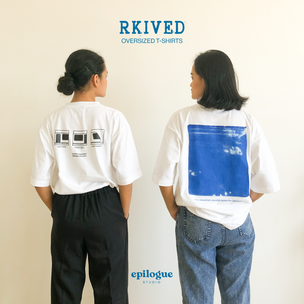 [Epilogue Studio] PREORDER Mono & Indigo Oversized T-Shirt