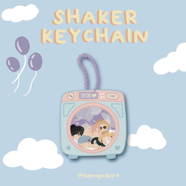[Themagicshopid] Bangtan Laundry Shaker Keychain