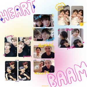 [amaralune] heartbaam - bts lenticular photocard ver2