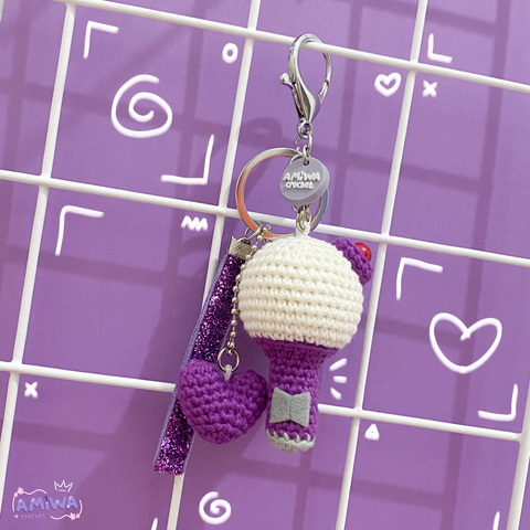 [Amiwa Crochet] Army Bomb Jungkook Crochet Keychain