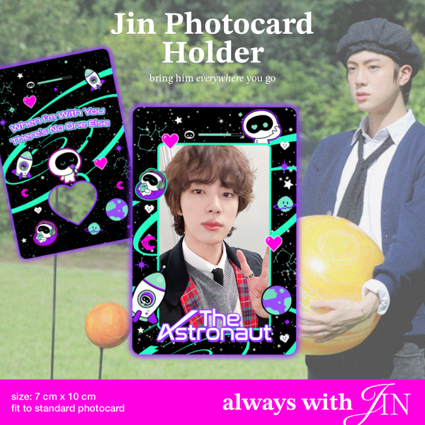 [Meow Club Co.] BTS JIN The Astronaut Photo Card Holder