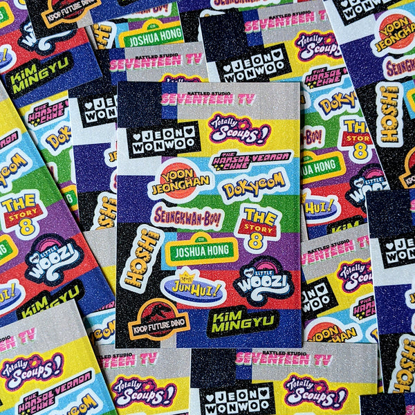 [Rattled Studio] SEVENTEEN TV Sticker Sheet