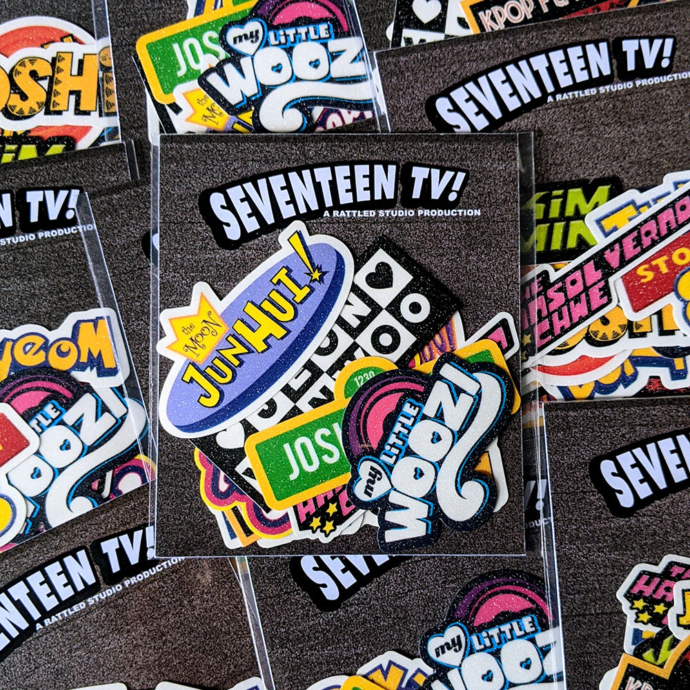 [Rattled Studio] SEVENTEEN TV Sticker Pack