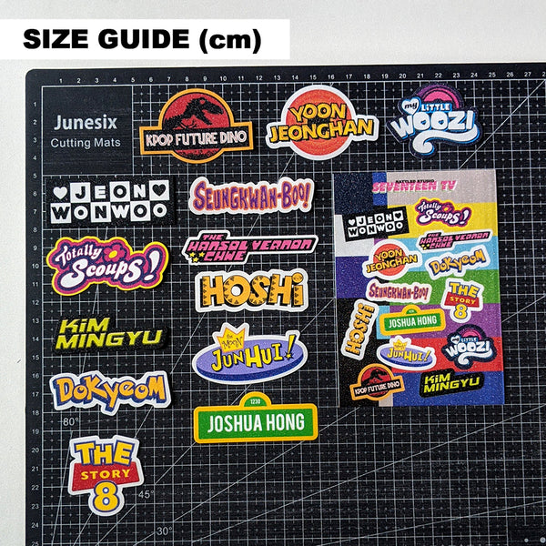 [Rattled Studio] SEVENTEEN TV Sticker Sheet