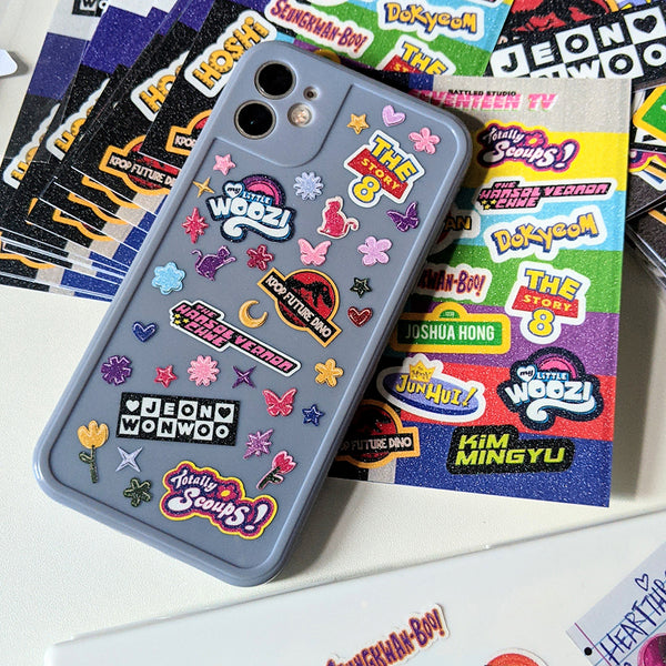 [Rattled Studio] SEVENTEEN TV Sticker Sheet