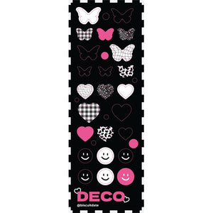 [Biscuit Date] Pink Monochrome Deco sticker