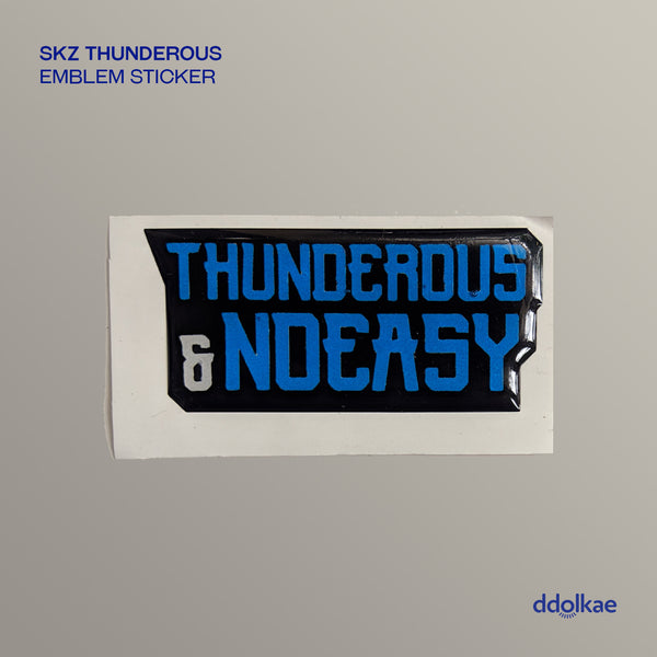 [ddolkae] STRAY KIDS Thunderous & NOEASY Emblem Sticker
