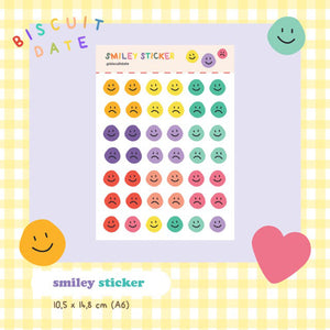 [Biscuit Date] smiley sticker