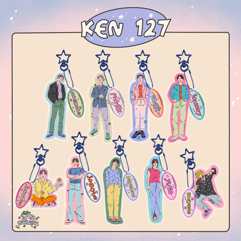 NCT 127 KEN 127 Keychain