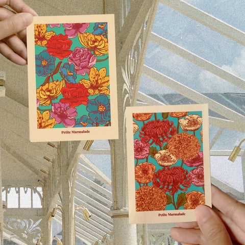 Petite Marmalade Art Print -  Wild Flowers