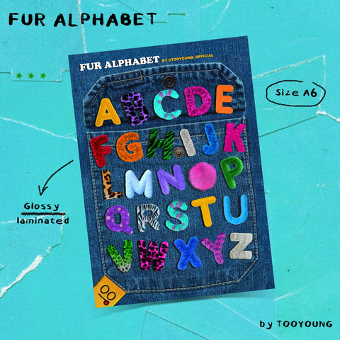 Fur Alphabet Sticker