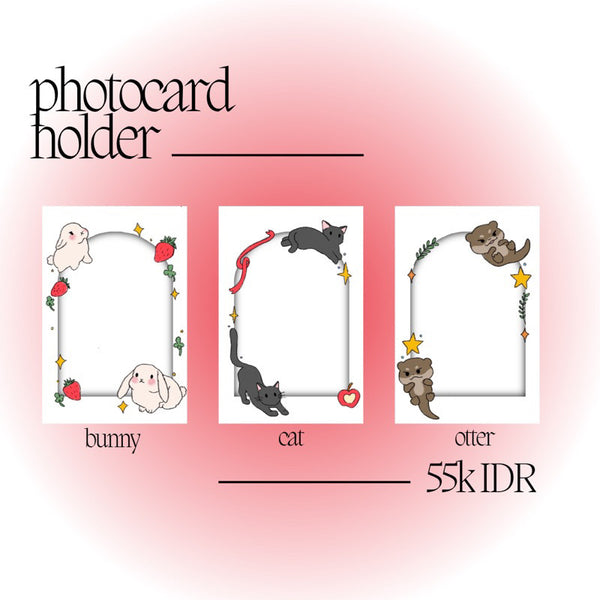 acrylic photocard holder | kpop  pc card holderby lcvejjong