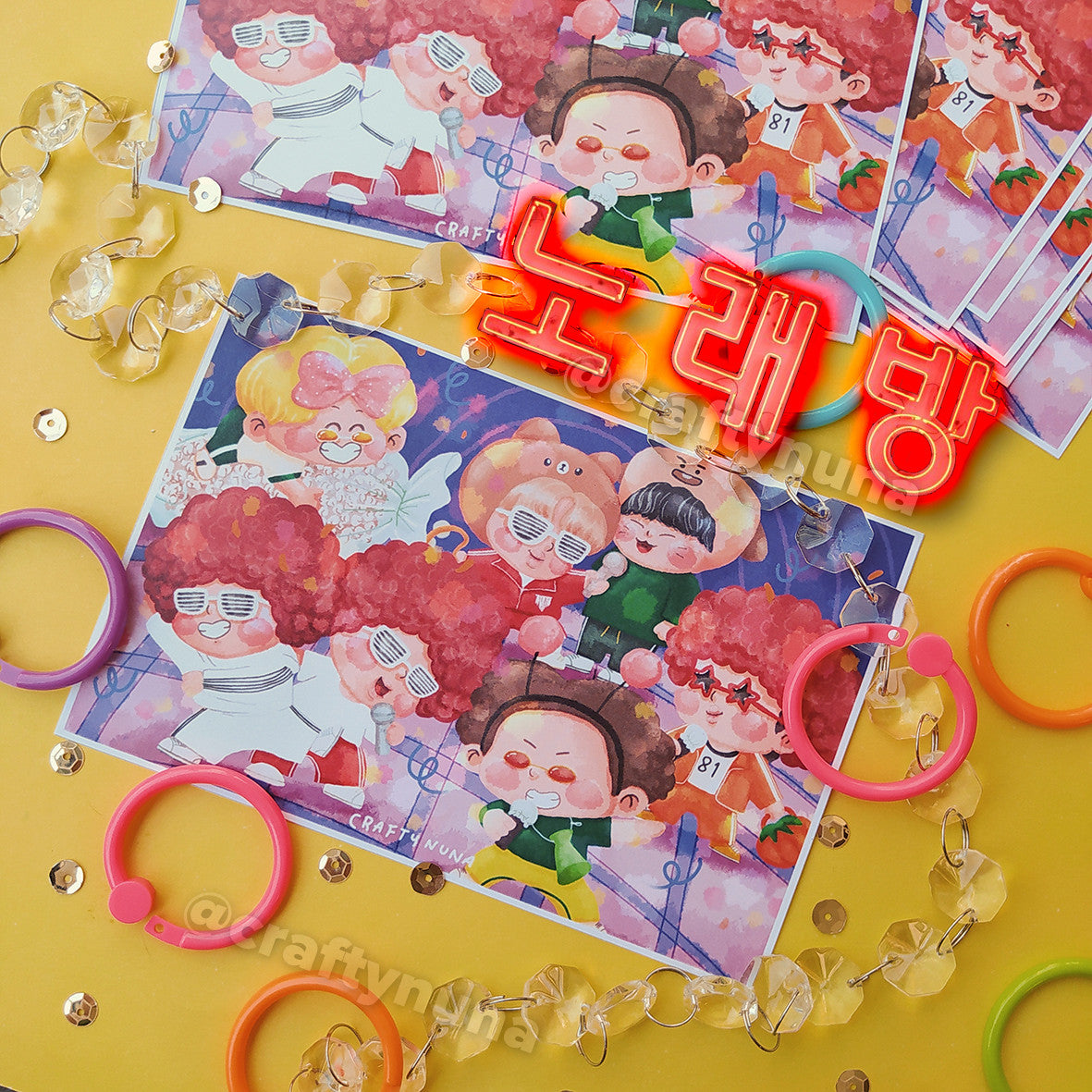 BTS BUTTER NORAEBANG FAN ART PRINT