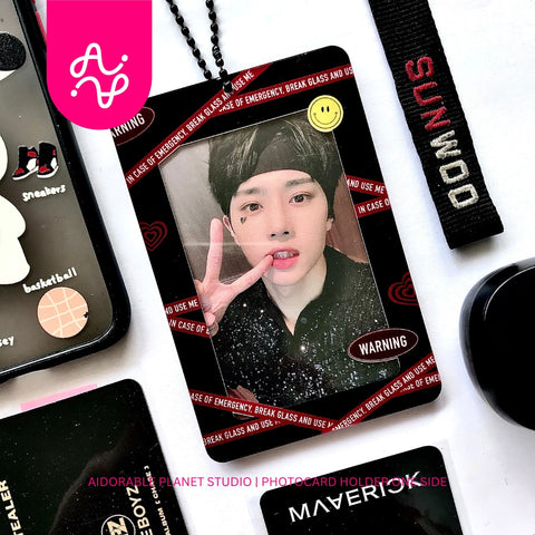 Acrylic Photocard Holder Keychain by Aidorable Planet