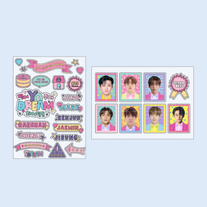 NCT Dream Name &amp; ID Photo Sticker Set