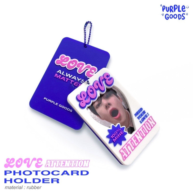 Love Attention Rubber PC Holder by Purple Goods