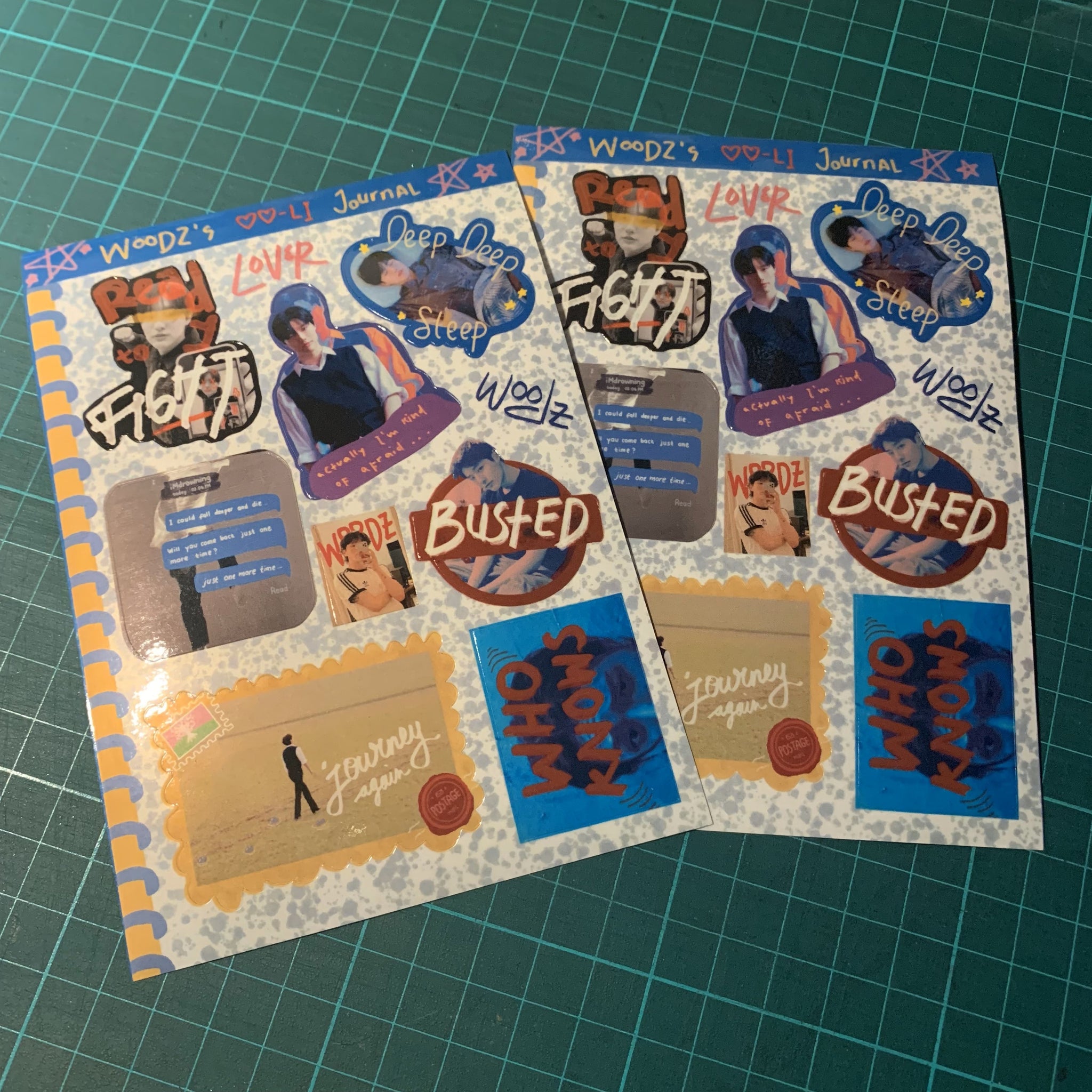 Woodz’s OOLI Journal Sticker Sheet