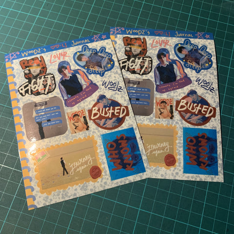 Woodz’s OOLI Journal Sticker Sheet