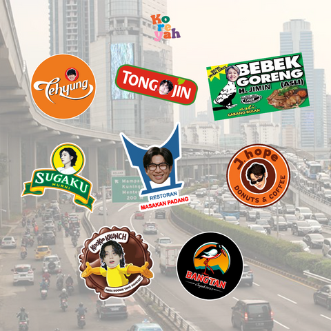 Sticker Jajan Bangtan