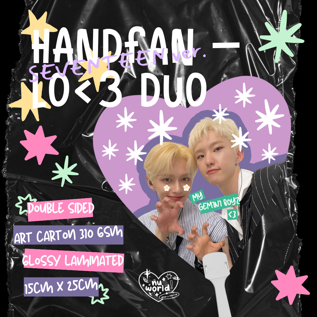 HANDFAN LO&lt;3 DUO - Seventeen Ver.