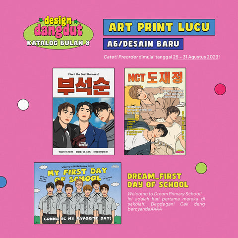 Cute Art Prints (A6)