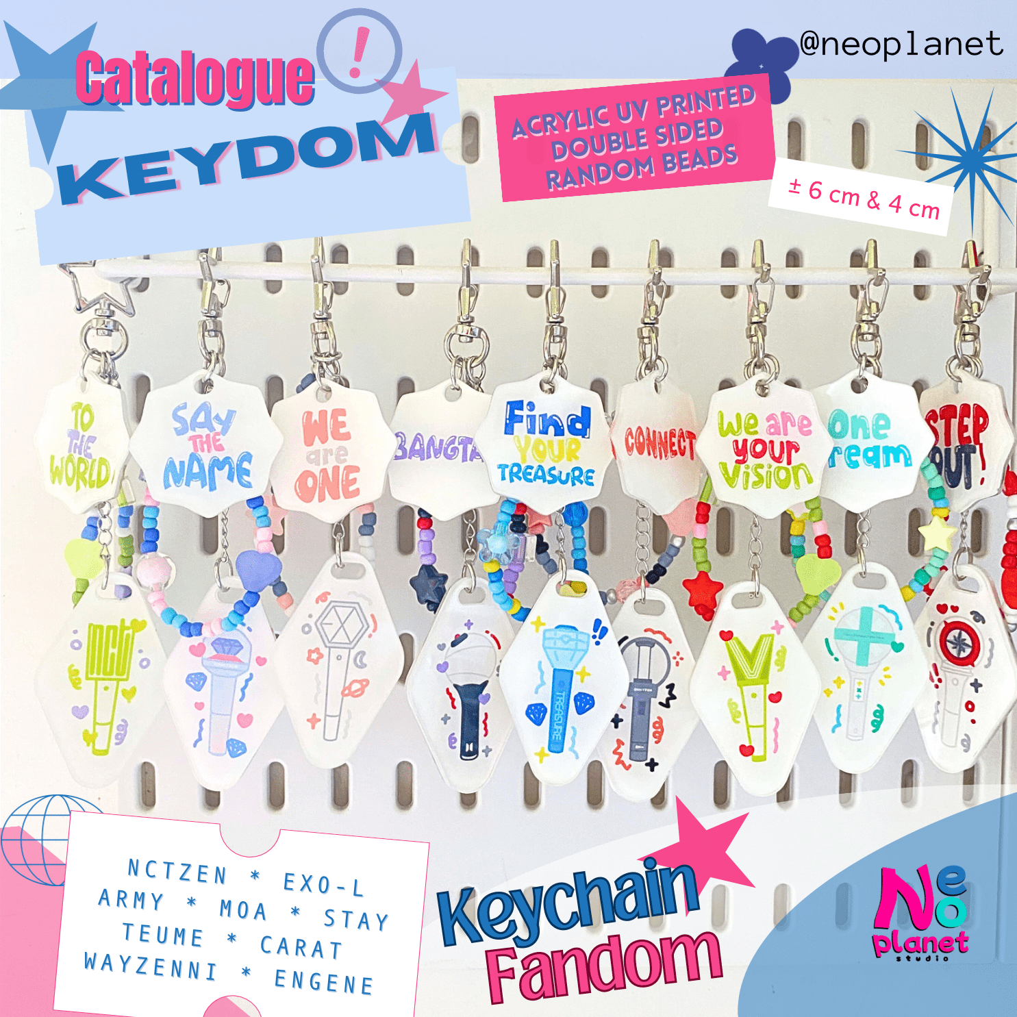 KEYDOM Keychain Fandom