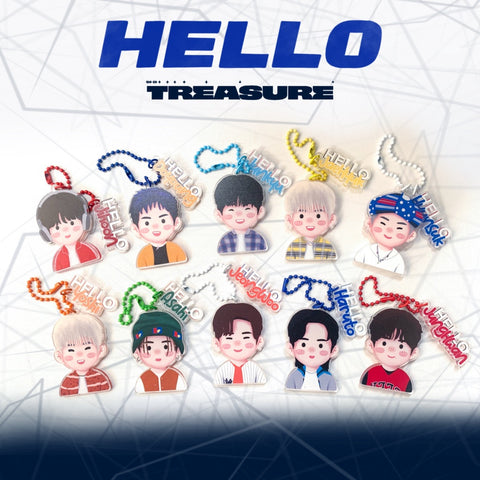 Treasure Hello Keychain