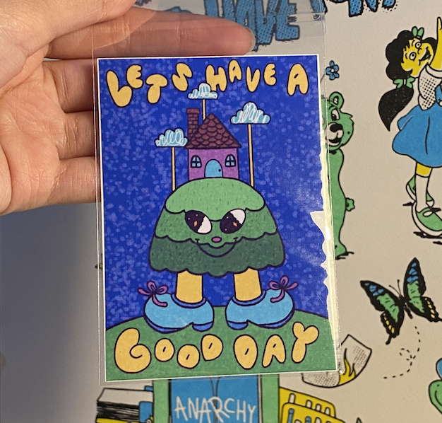 lets have a good day big sticker