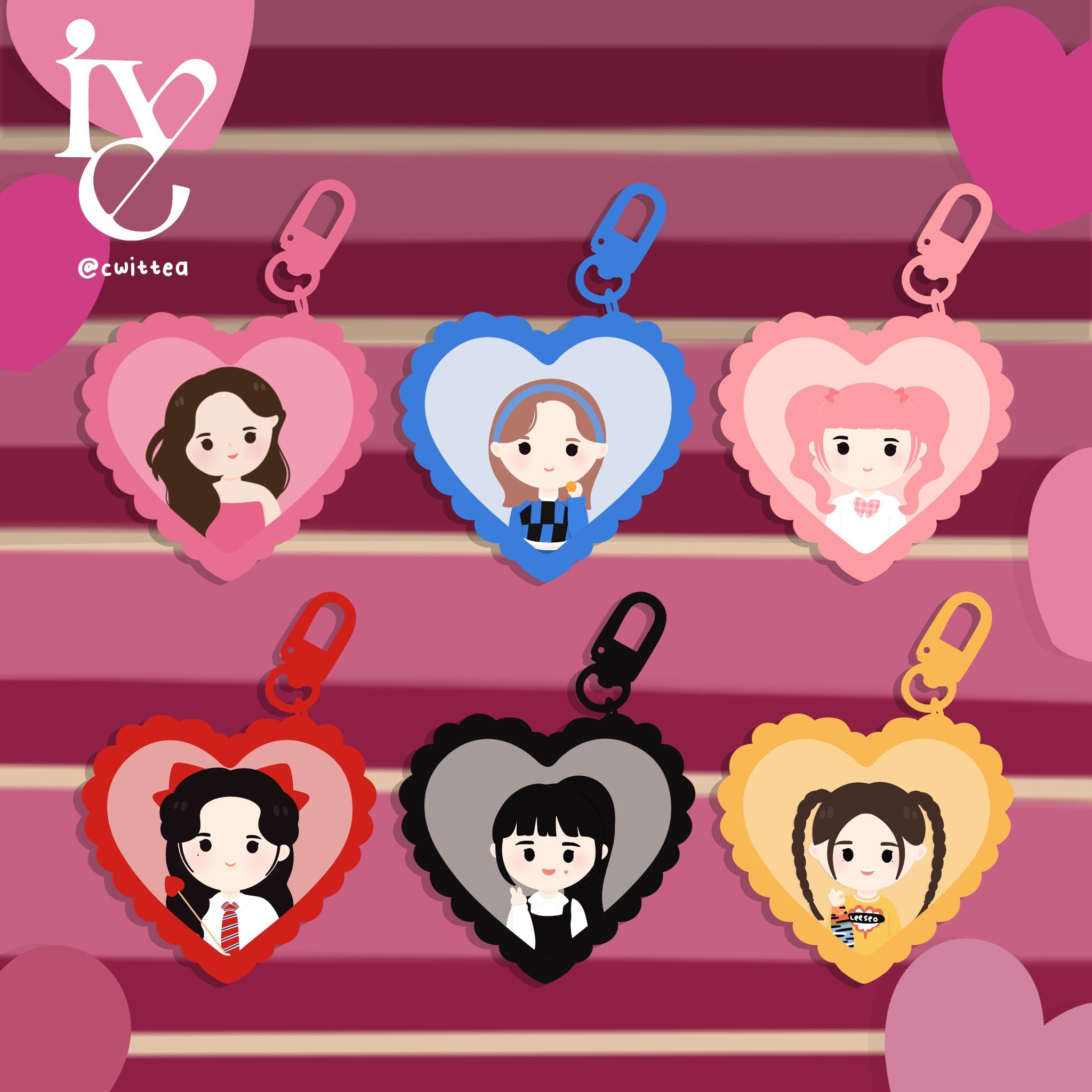 IVE KEYCHAIN