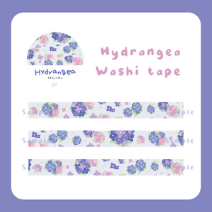 Hydrangea washi tape