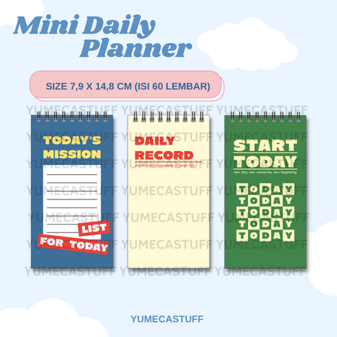Mini Daily planner