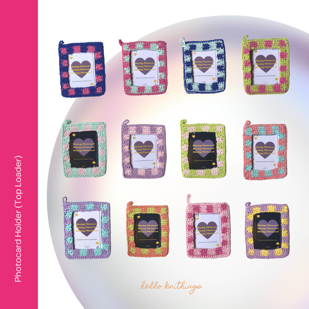 Photocard Holder (Top Loader) | Checkered