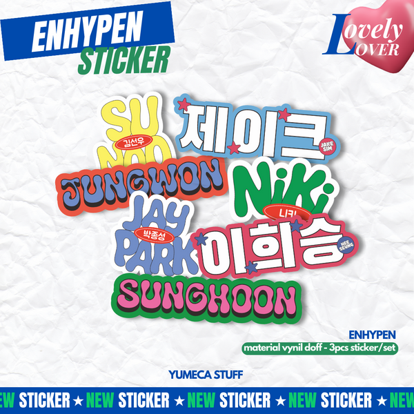 Lovely Lover Sticker Enhypen