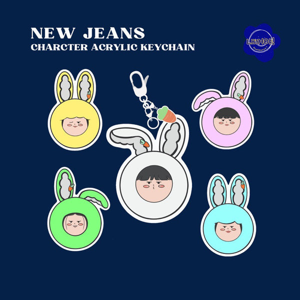 New Jeans Character Keychain