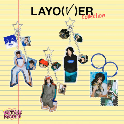 BTS V Layover Keychain Collection