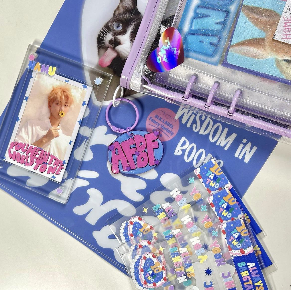 AFBF KEYCHAIN WITH STICKER