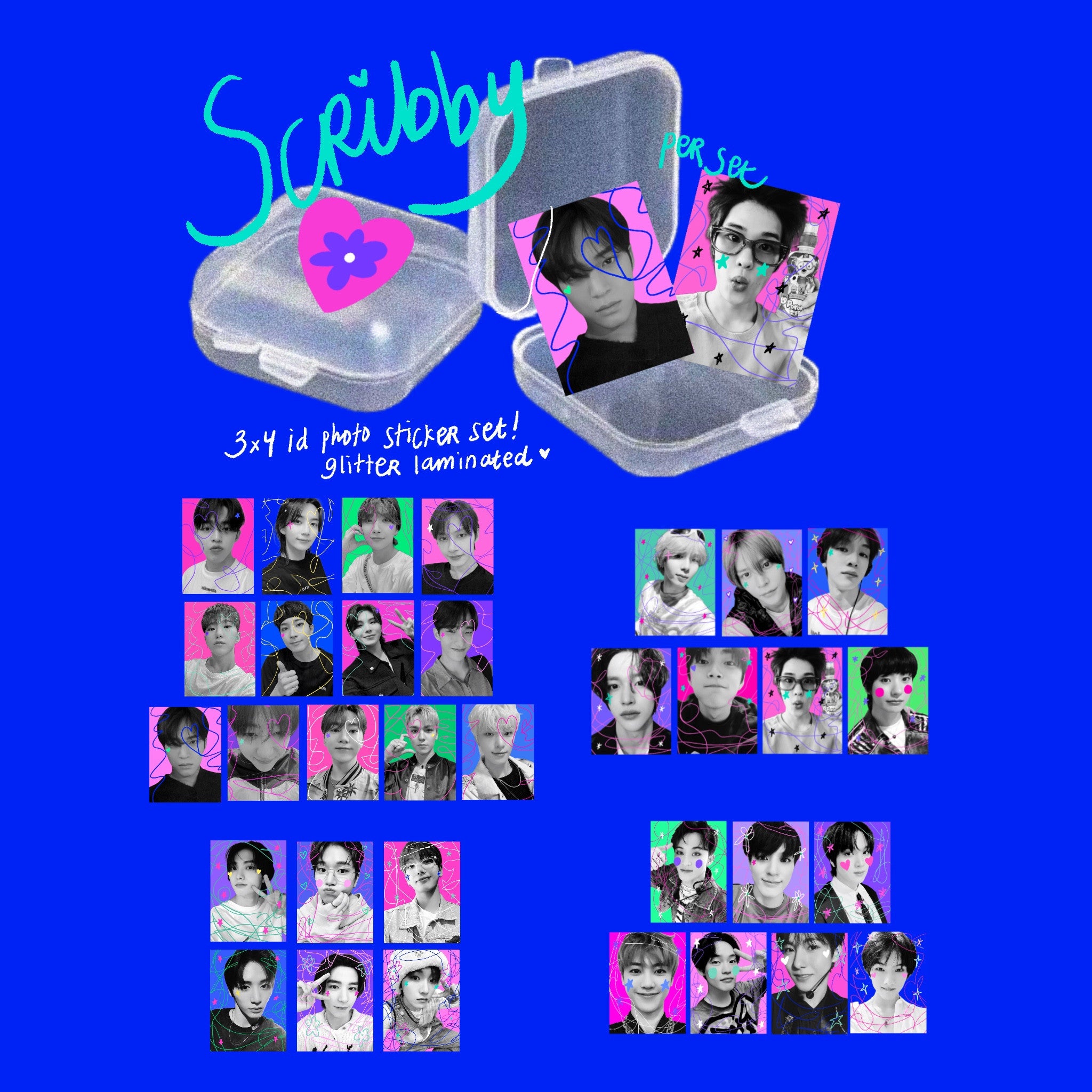 Scribby ID Photo Sticker