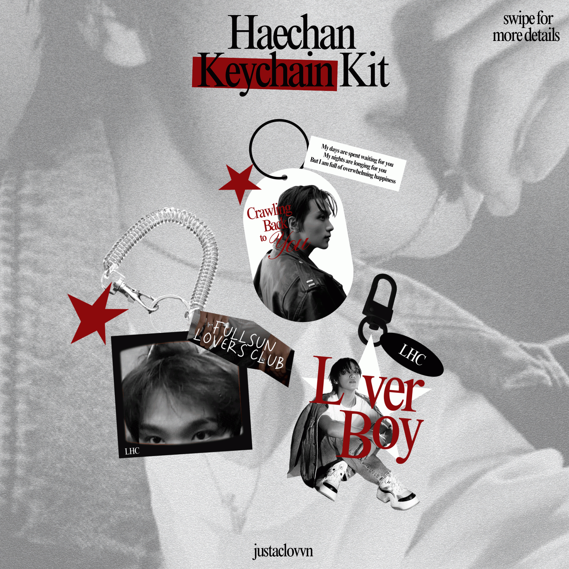 [justaclovvn] Haechan Keychain Kit