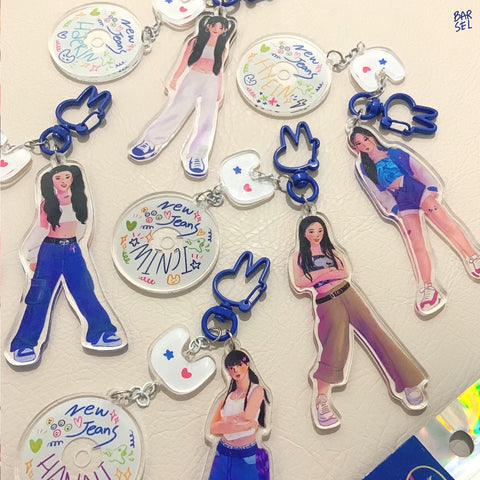 NEW JEANS HYPE BOY FANMADE KEYCHAIN