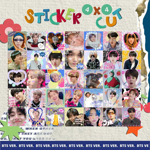 Sticker 4x4 Ver BTS