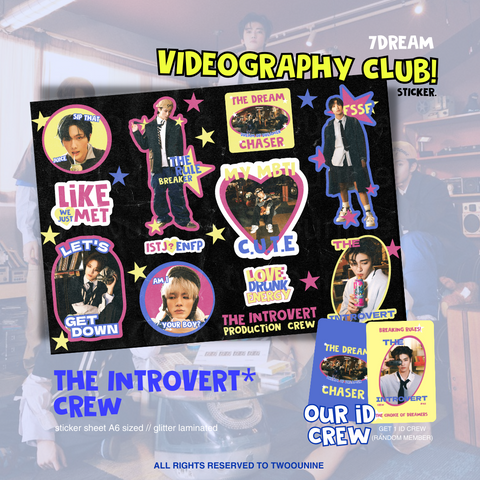 INTROVERT CREW STICKER