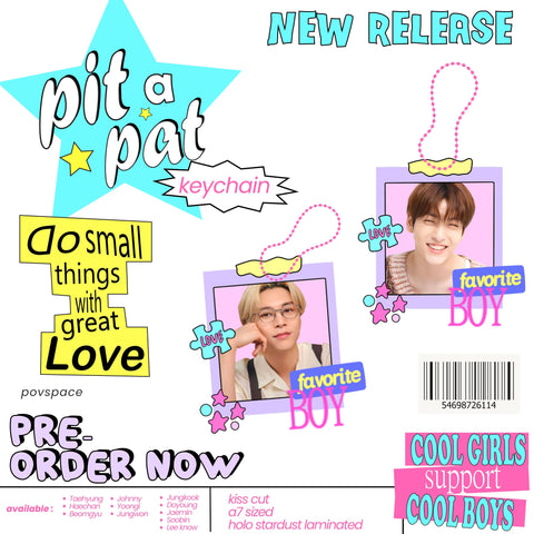 PIT A PAT | KPOP KEYCHAIN